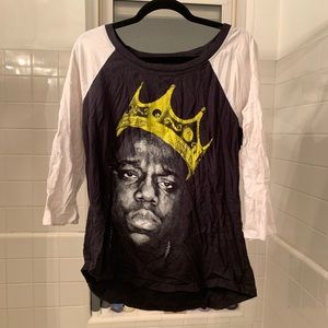 Notorious BIG Baseball Tee